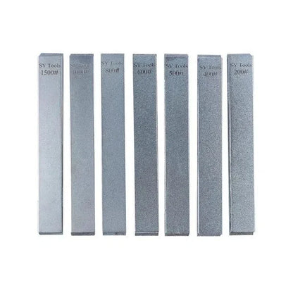 Set de Pierres à Aiguiser en Diamant - Grains 200#, 400#, 500#, 600#, 800#, 1000#, 1500#