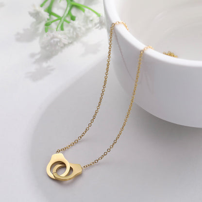 Collier Menotté Ras de Cou Or