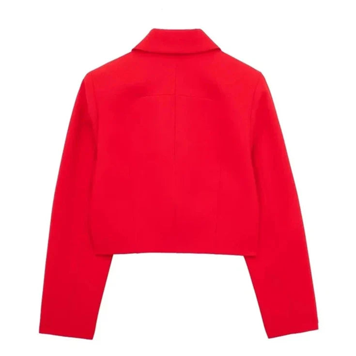 Manteau crop top