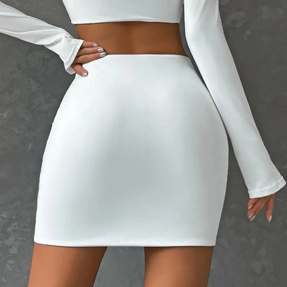 Ensemble jupe crop top