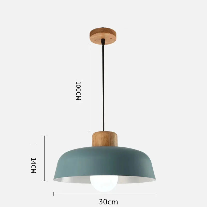 Lampe de Chevet Lustre Suspendue Nordique Coloré