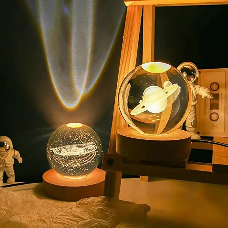Lampe de chevet Projecteur Sphère Planétaires