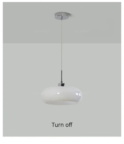 Lampe Suspendue de Chevet Nordique en Verre
