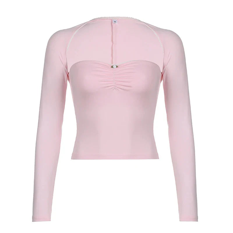 Crop top couture femme