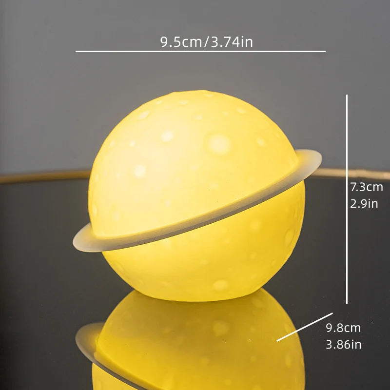 Lampe De Chevet Astronaute Lune Nocturne
