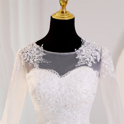 Robe de Mariée Princesse Manche Longue