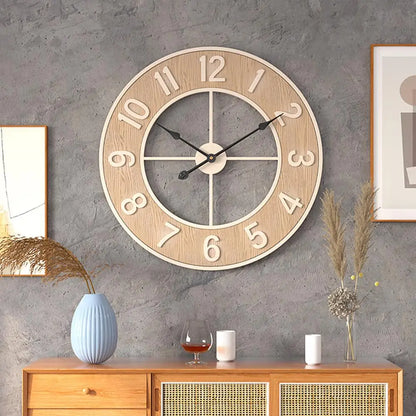 Horloge Murale Bois