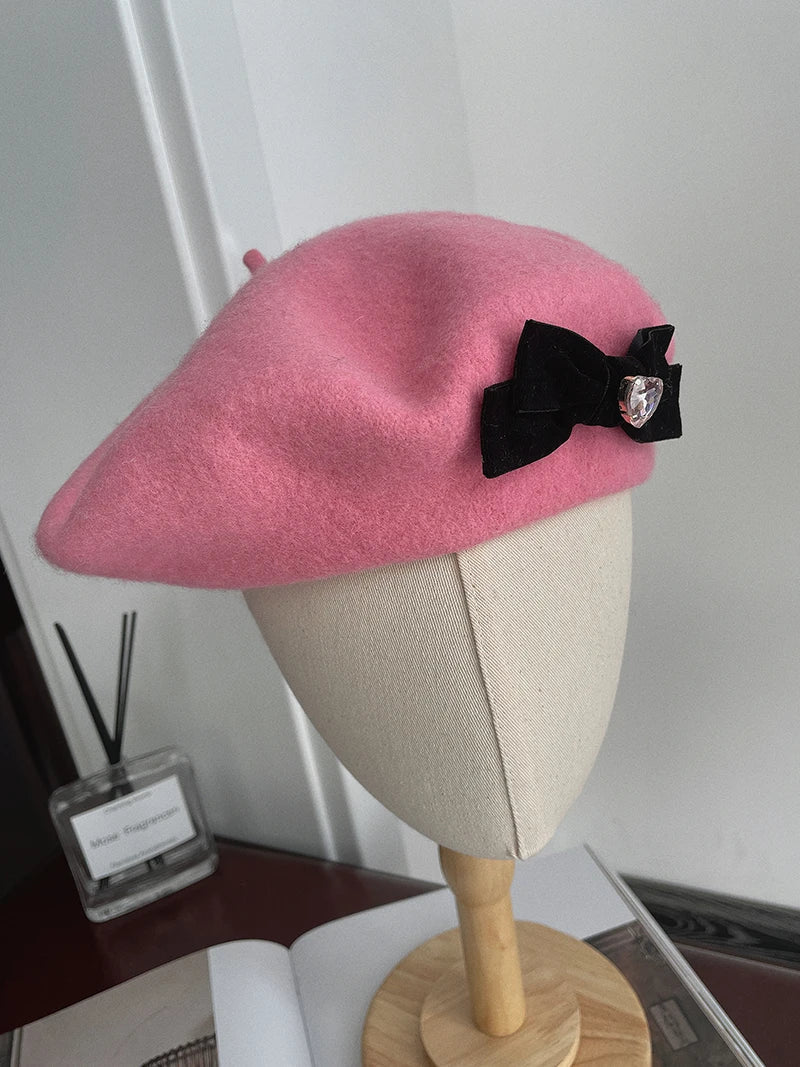 Béret Rose Femme en Coton - La Maison du Chapeau