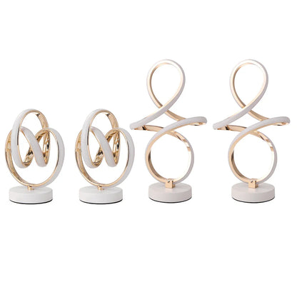 Lampe de chevet Spirale Luxe Élégante