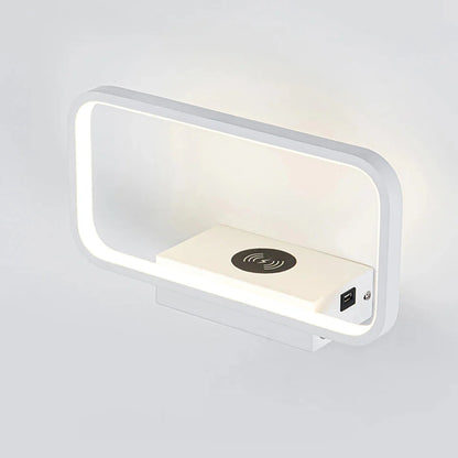 Lampe de chevet Murale Moderne Tactile avec Chargeur de Téléphone