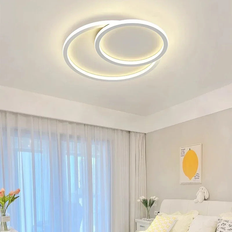 Plafonnier Rond Blanc