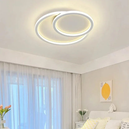 Plafonnier Rond Blanc