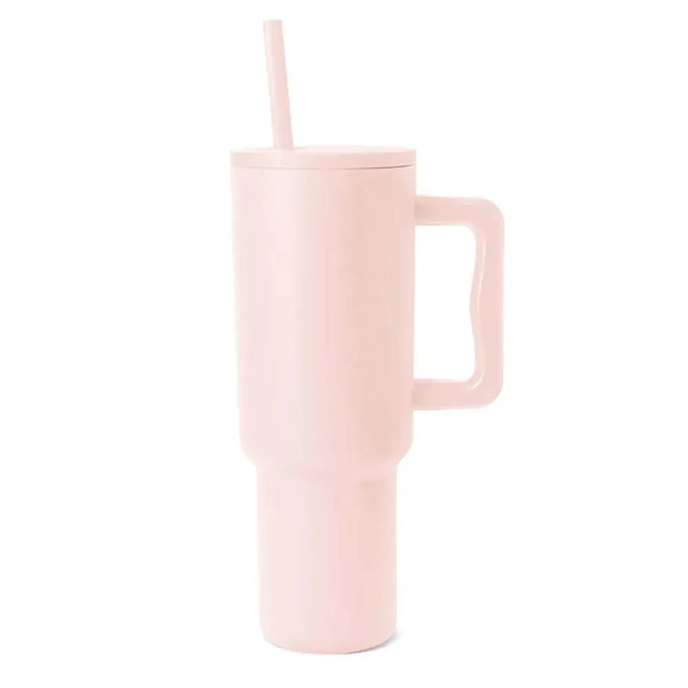 Simple Modern Tumbler Isotherme avec Poignée et Paille 40 oz