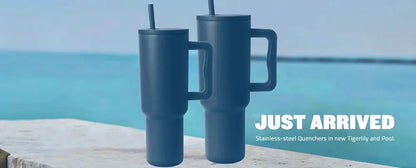 Simple Modern Tumbler Isotherme avec Poignée et Paille 40 oz