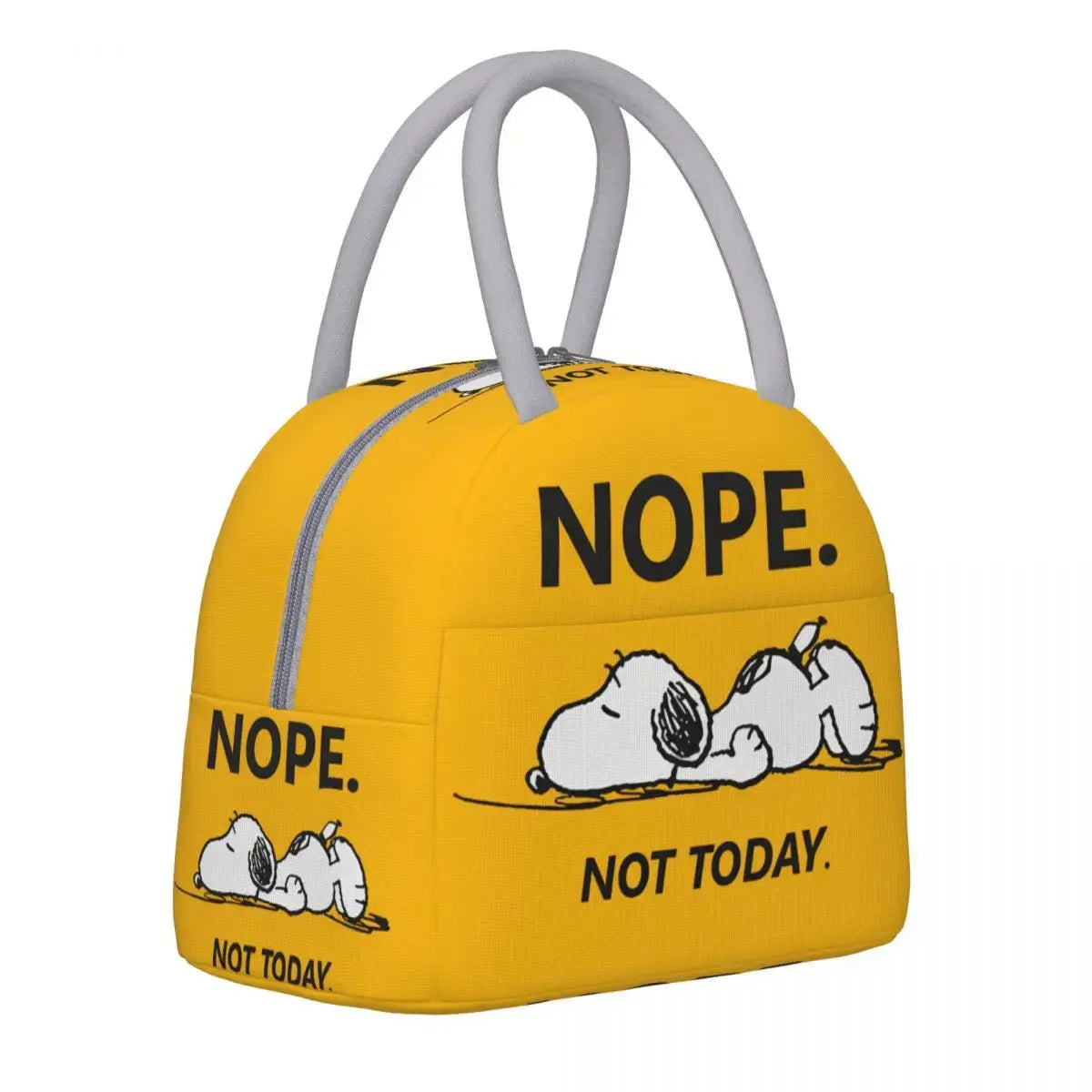 Snoopy Lunch Bag Isotherme Jaune (Enfant)