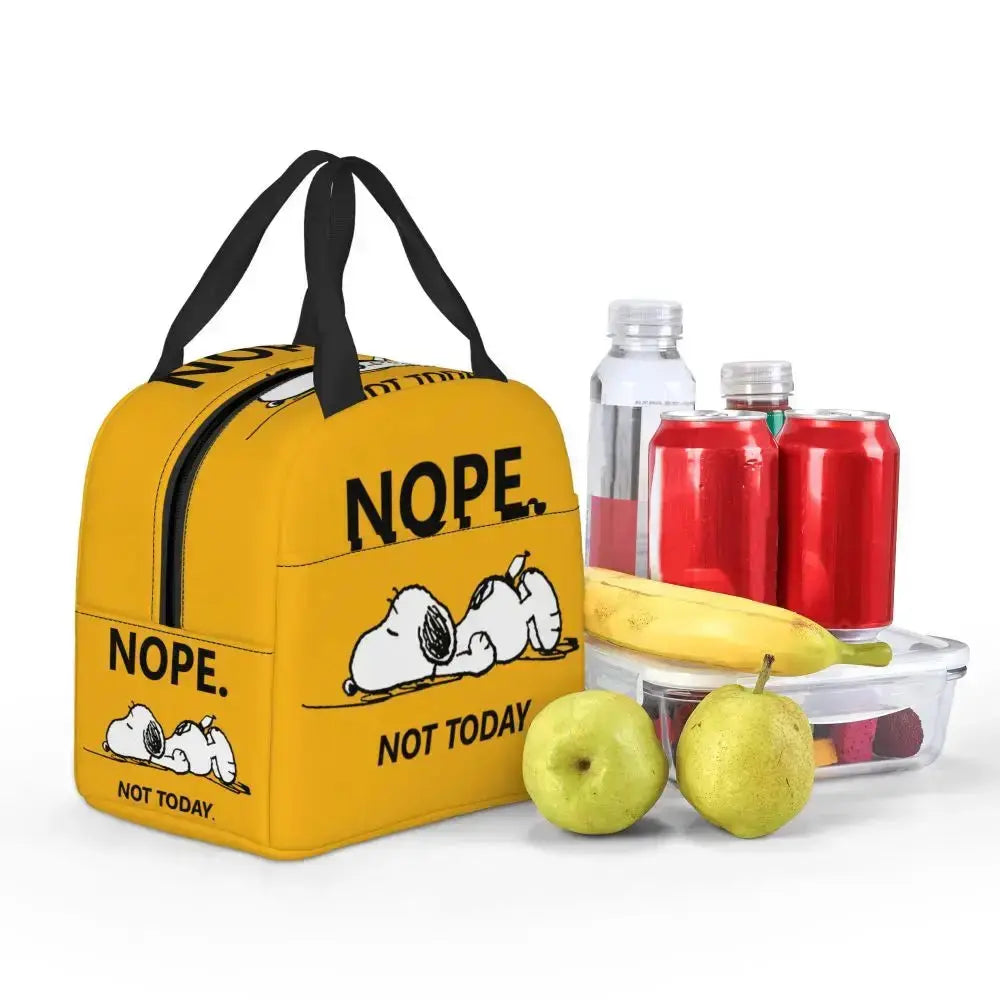 Snoopy Lunch Bag Isotherme Jaune (Enfant)