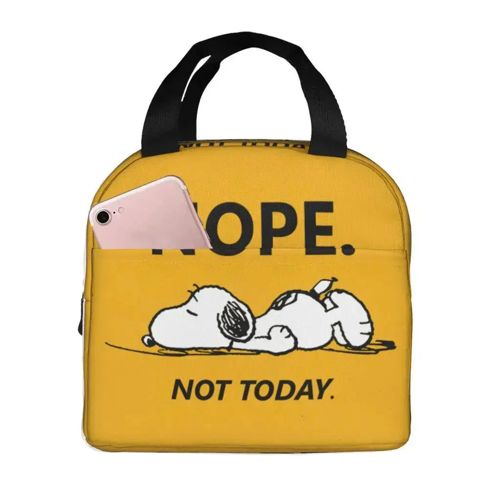 Snoopy Lunch Bag Isotherme Jaune (Enfant)