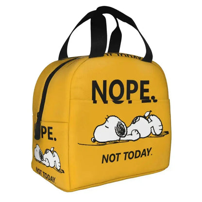 Snoopy Lunch Bag Isotherme Jaune (Enfant)