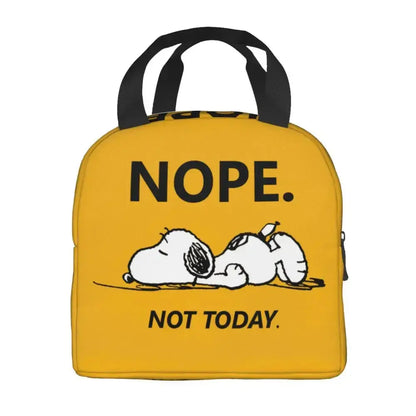 Snoopy Lunch Bag Isotherme Jaune (Enfant)