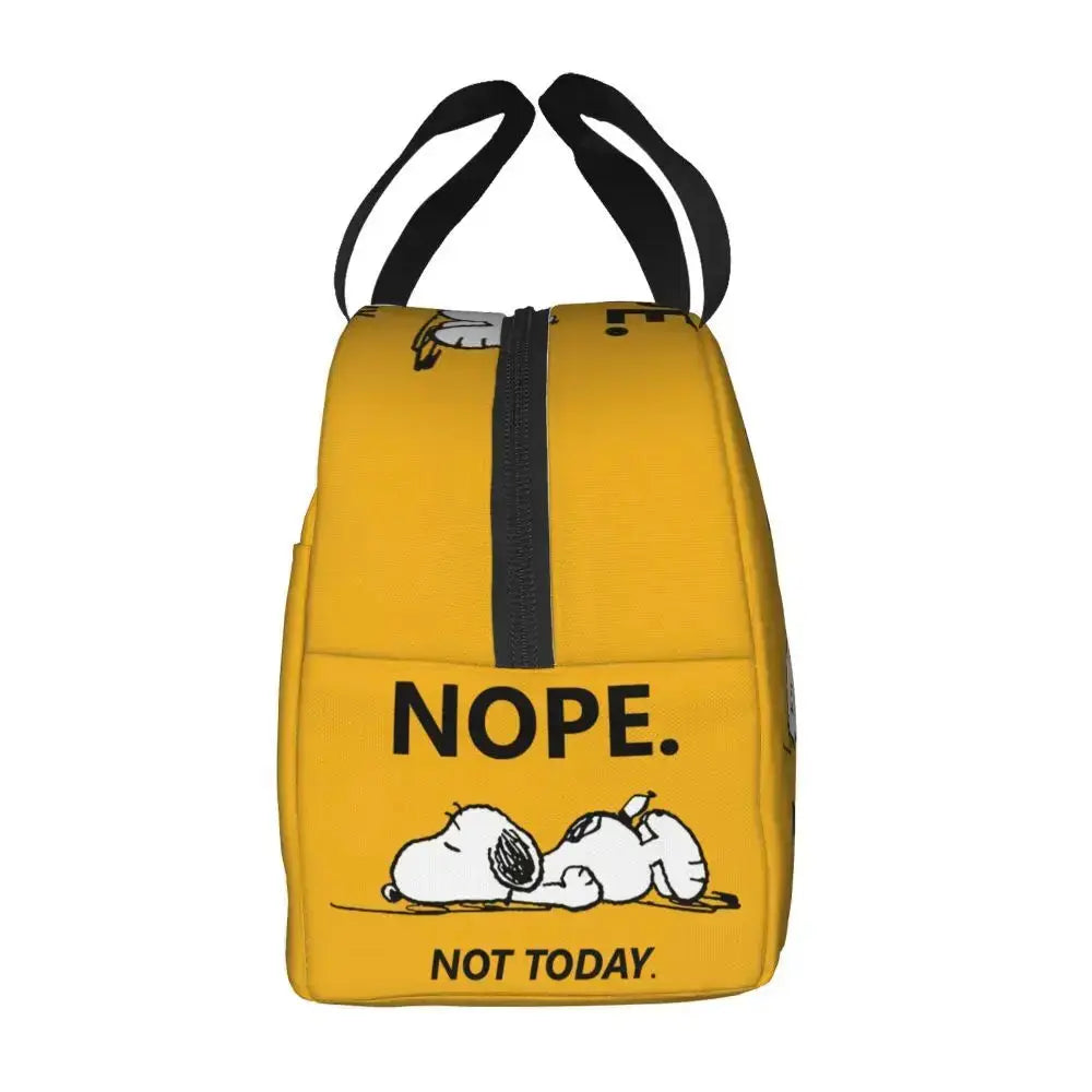 Snoopy Lunch Bag Isotherme Jaune (Enfant)