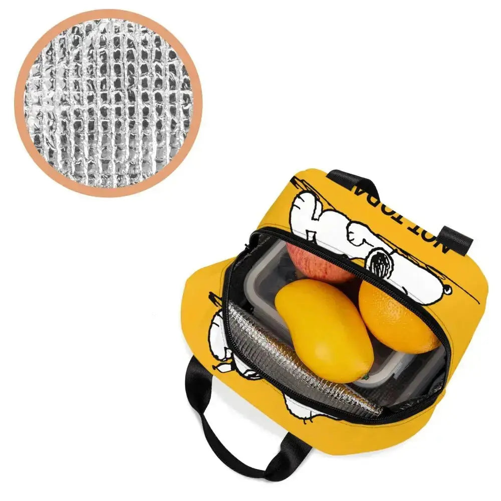 Snoopy Lunch Bag Isotherme Jaune (Enfant)