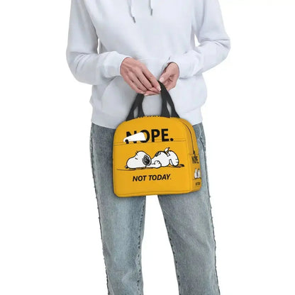 Snoopy Lunch Bag Isotherme Jaune (Enfant)
