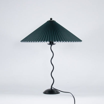 Lampe de Table Squiggle – Lampe Moderne au Design Ondulé pour Salon, Chambre et Bureau