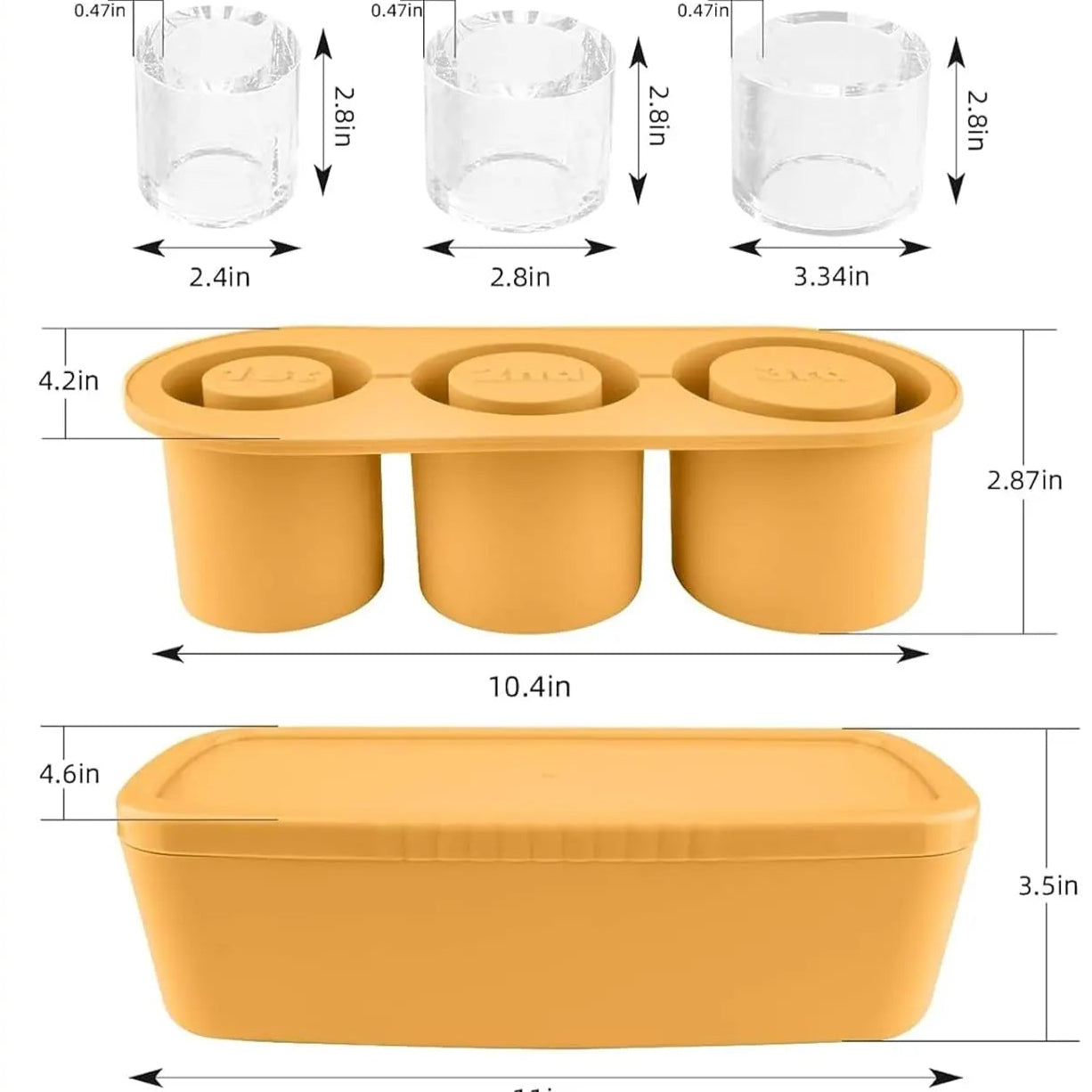 Stanley Quencher Moule à glace silicone ( Stanley Cup)