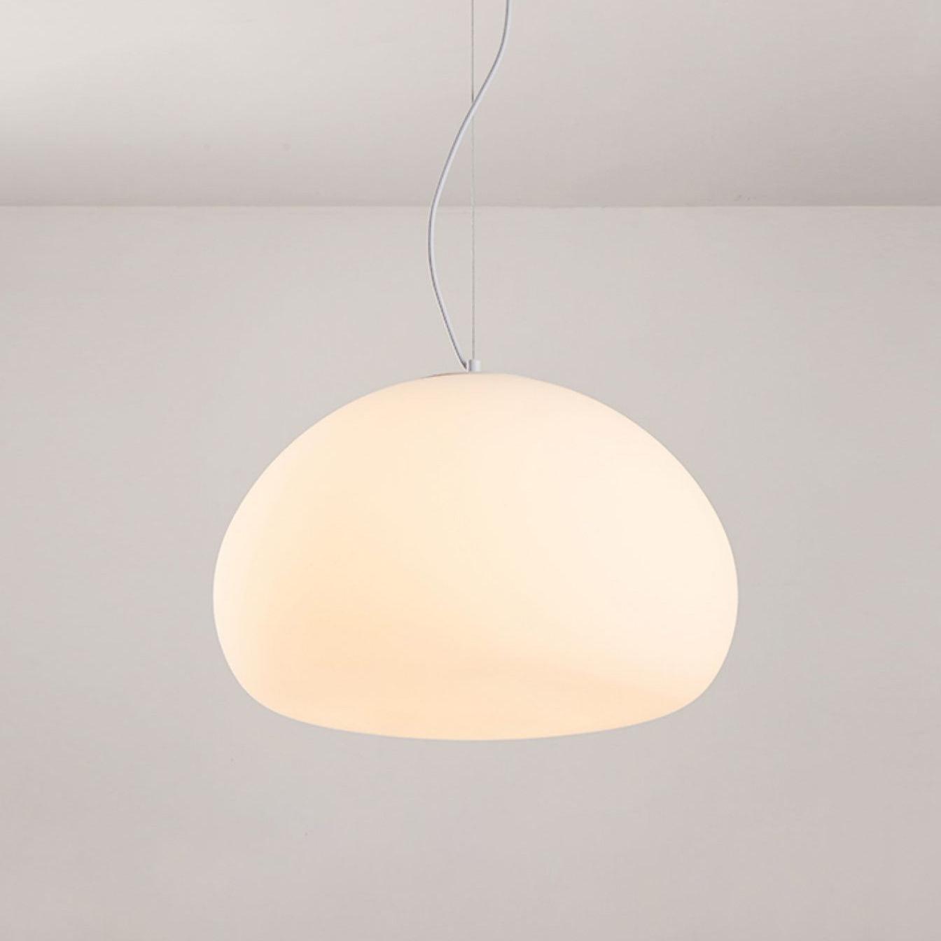 Suspension Steamed Bun - Éclairage Moderne en Verre pour Une Ambiance Chaleureuse