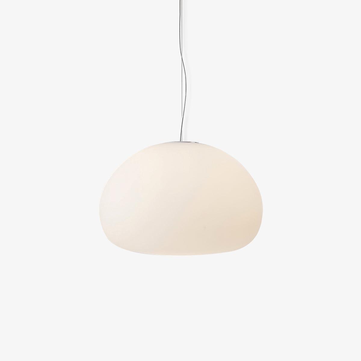 Suspension Steamed Bun - Éclairage Moderne en Verre pour Une Ambiance Chaleureuse