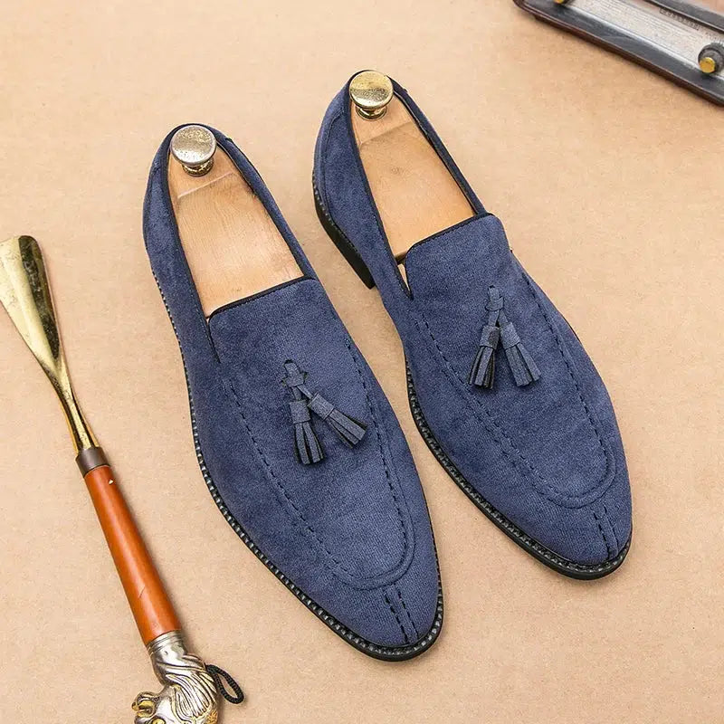 Suede loafers