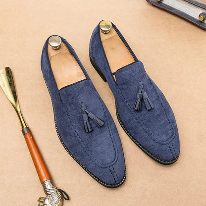 Suede loafers