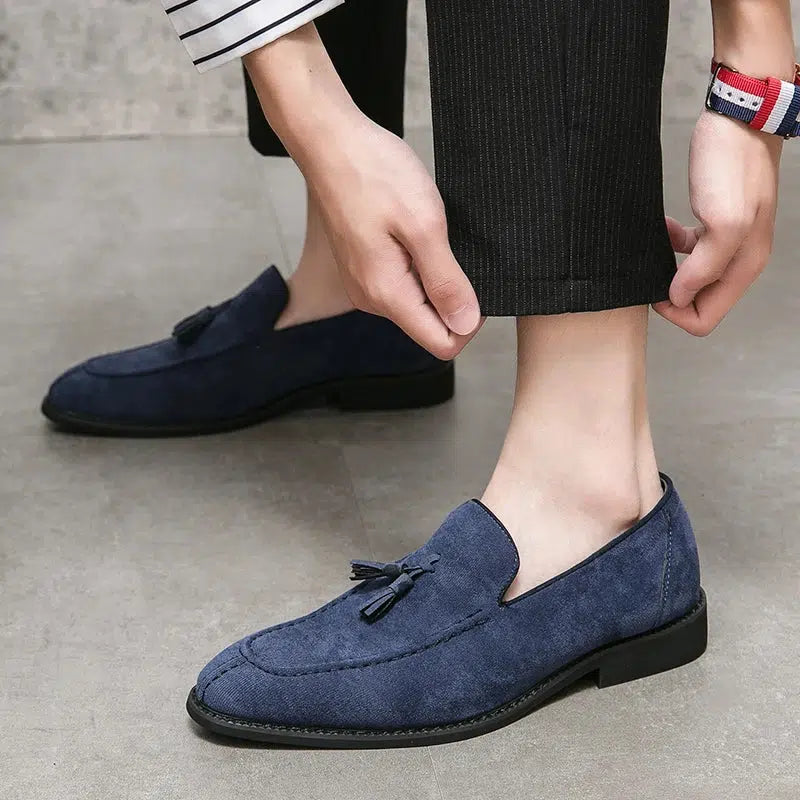 Suede loafers