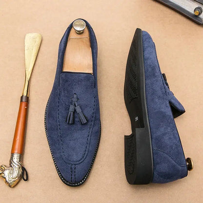 Suede loafers