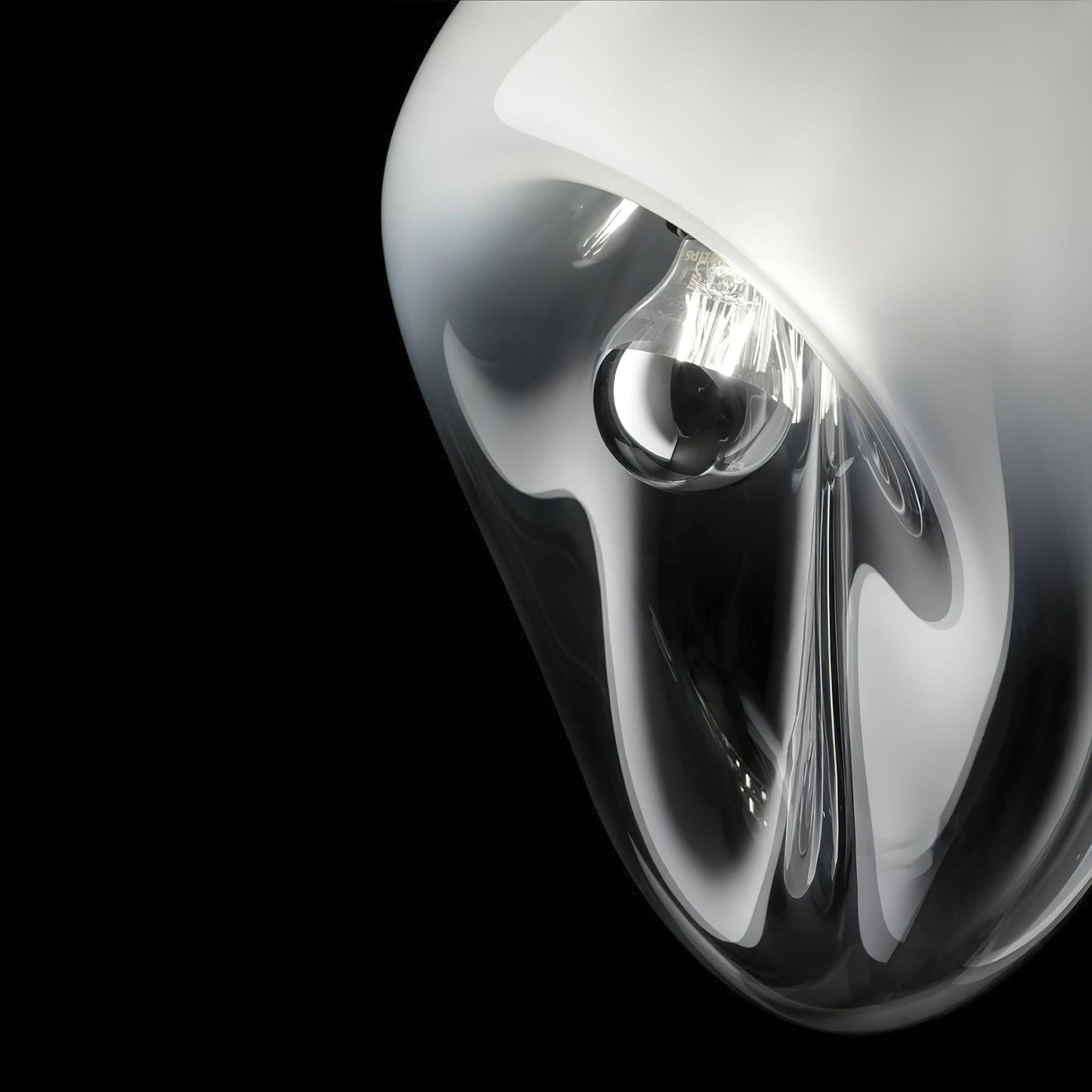 Lampe Pendante Goutte d'Eau Suspendue – Éclairage Moderne en Verre Soufflé