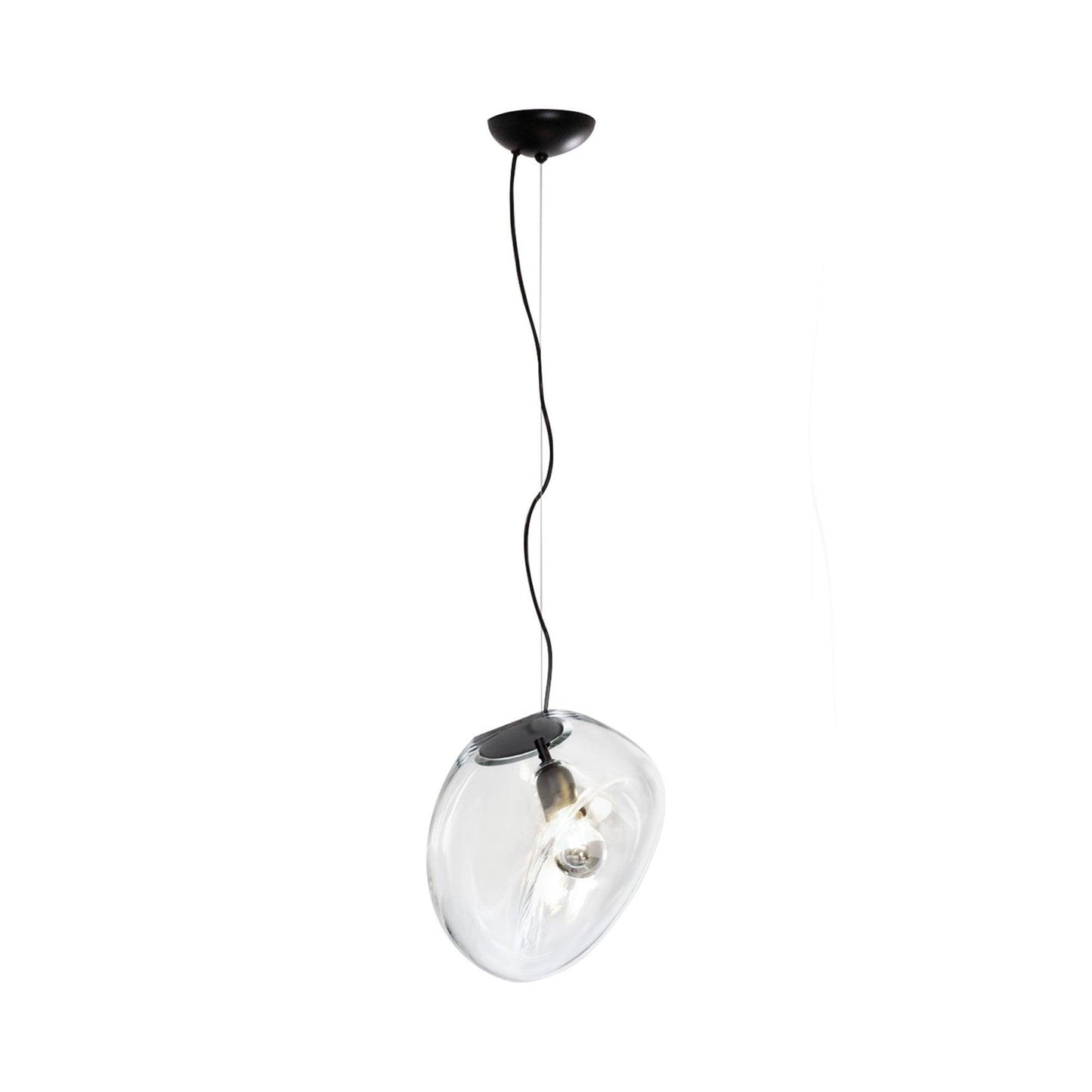 Lampe Pendante Goutte d'Eau Suspendue – Éclairage Moderne en Verre Soufflé