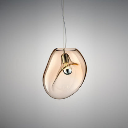 Lampe Pendante Goutte d'Eau Suspendue – Éclairage Moderne en Verre Soufflé