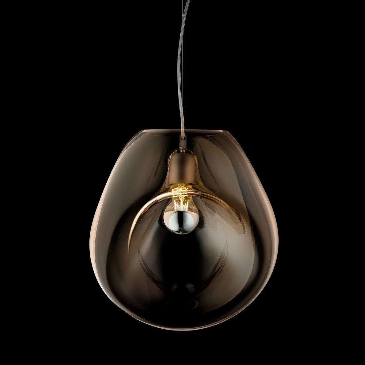 Lampe Pendante Goutte d'Eau Suspendue – Éclairage Moderne en Verre Soufflé