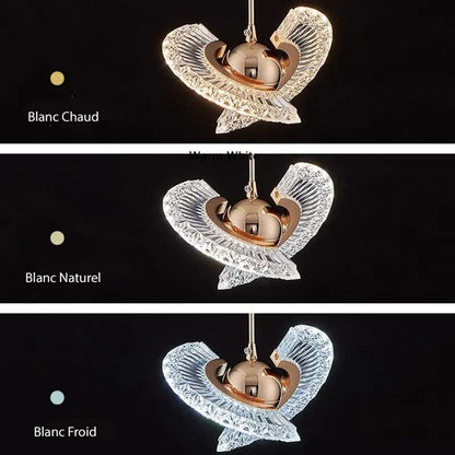 Suspension Papillon LED Design 