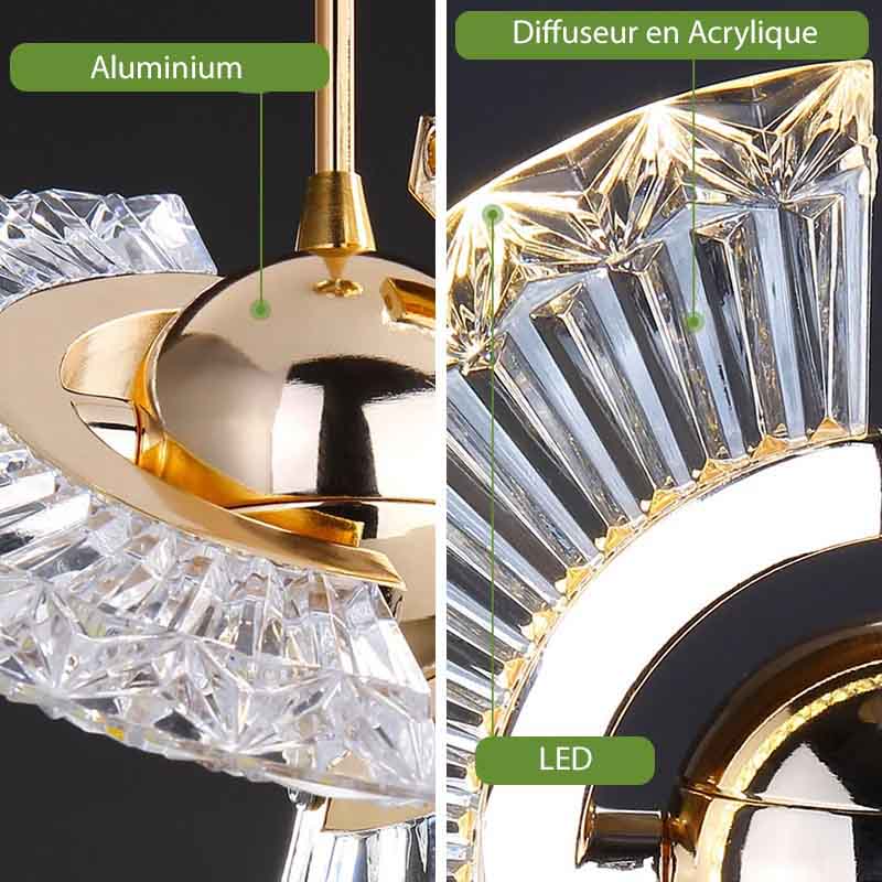 Suspension Papillon LED Design 