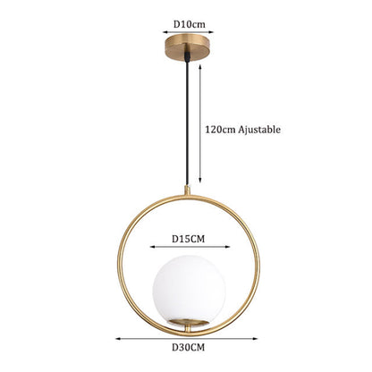 Suspension Luminaire Design Ronde