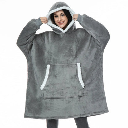 Sweat Plaid Femme Gris