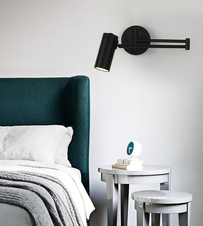 Applique Murale Moderne en Fer avec LED Intégrée - Design Élégant et Réglable