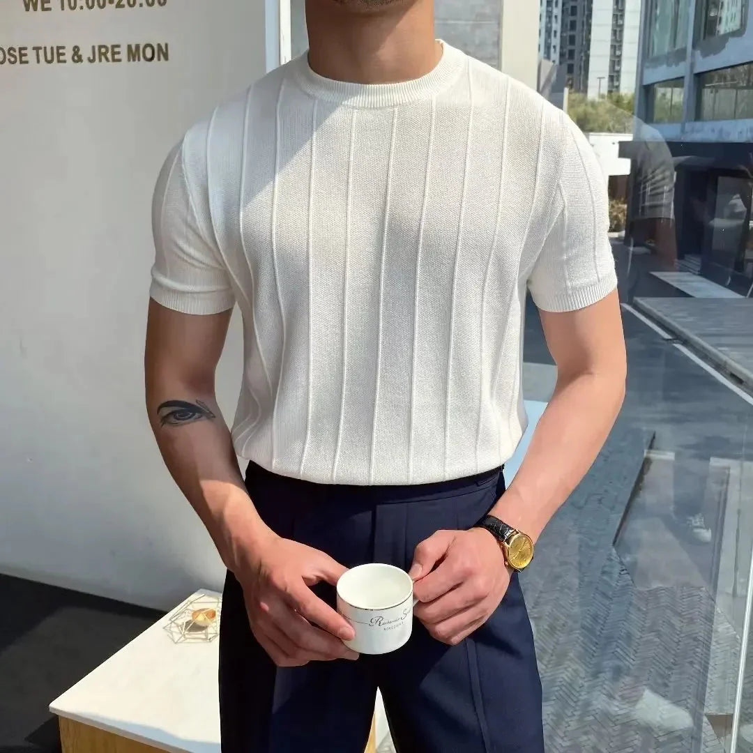 T Shirt Blanc Old Money