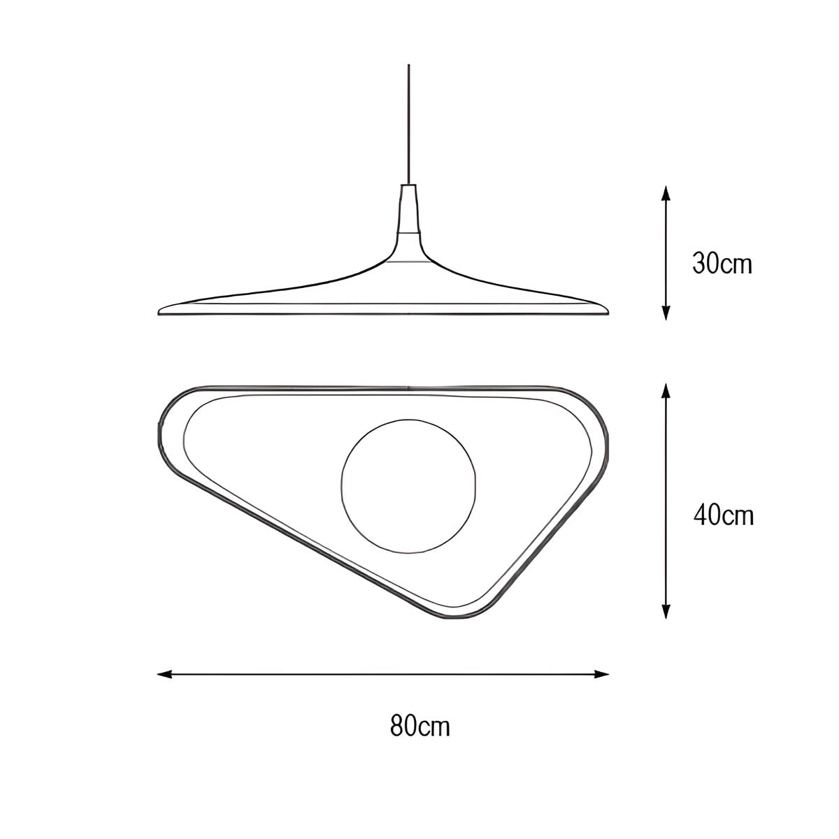 Suspension TIPI – Lampe au Design Unique en Résine, Élégance Moderne
