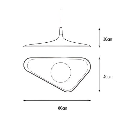 Suspension TIPI – Lampe au Design Unique en Résine, Élégance Moderne