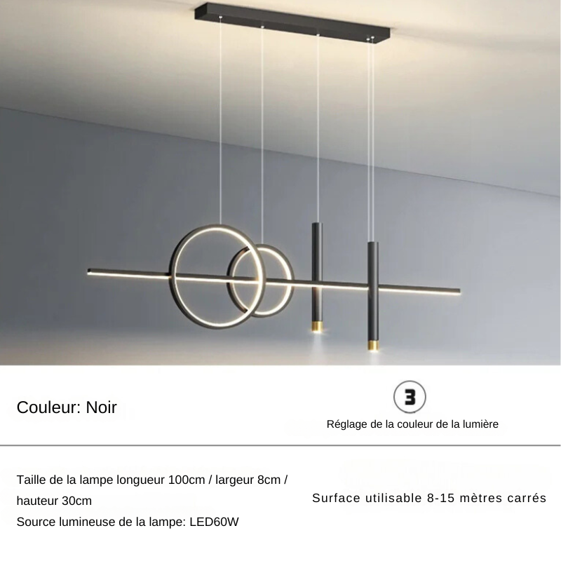 Lampe de Chevet Lustre Nordique de Luxe