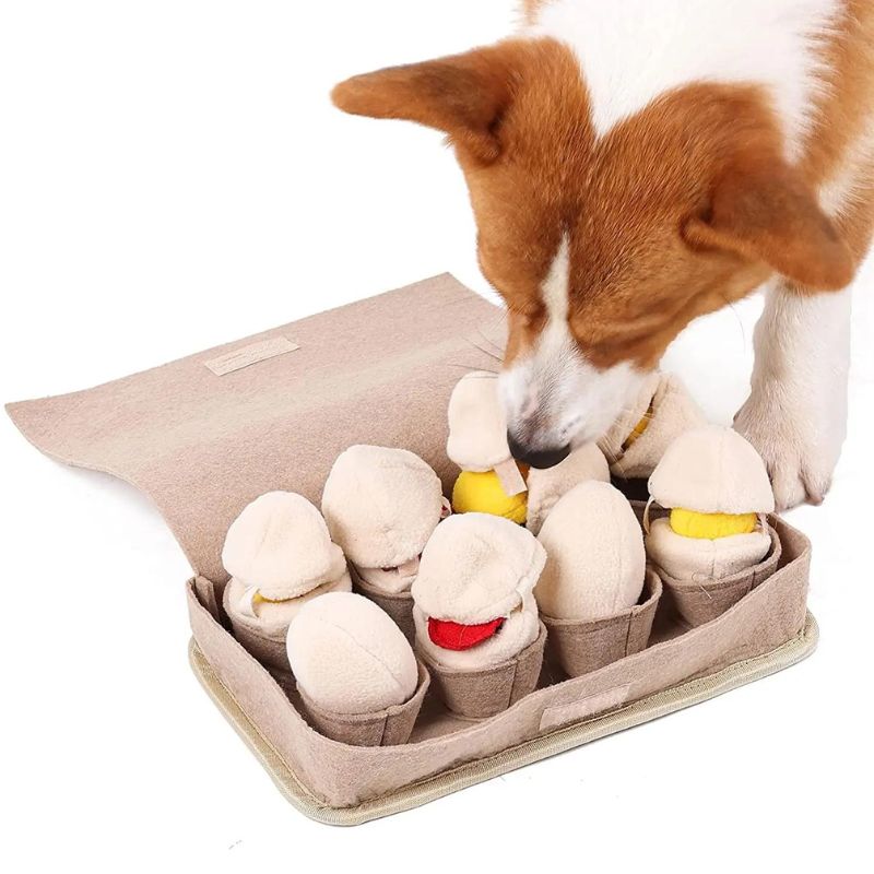 Tapis de Fouille Chien Oeufs