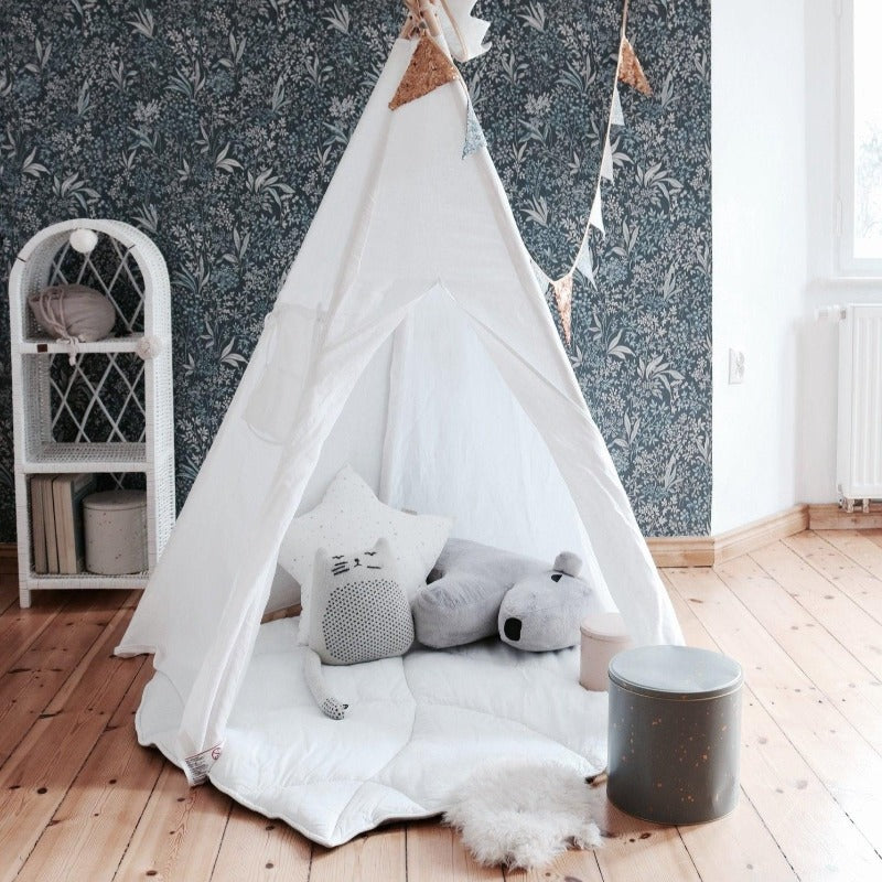 Tente tipi en lin « blanc »