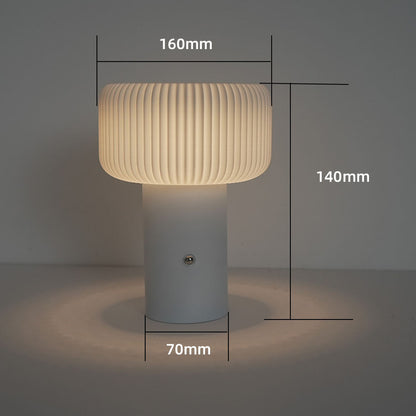 Lampe de Table Night Light Mushroom LED – Design Inspiré des Champignons, 3 Couleurs Dimmables